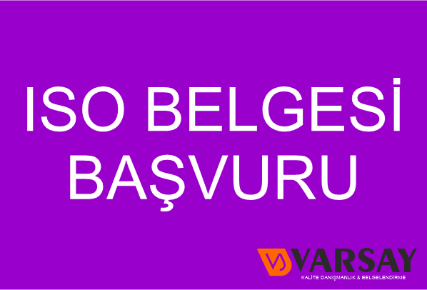 ISO Belgesi Başvuru